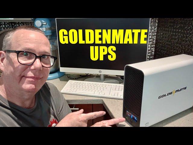 Goldenmate UPS Battery Backup and Surge Protector – Top-Notch Protection!