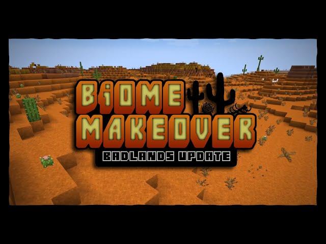 Exploring the Badlands in Biome Makeover (Modded Minecraft)