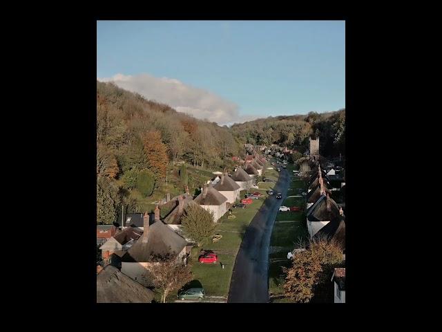 Autumn arrives at the UK's most picturesque village