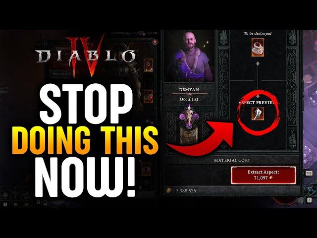 Diablo 4 - 5 HUGE MISTAKES to AVOID! (Diablo 4 Tips and Tricks)