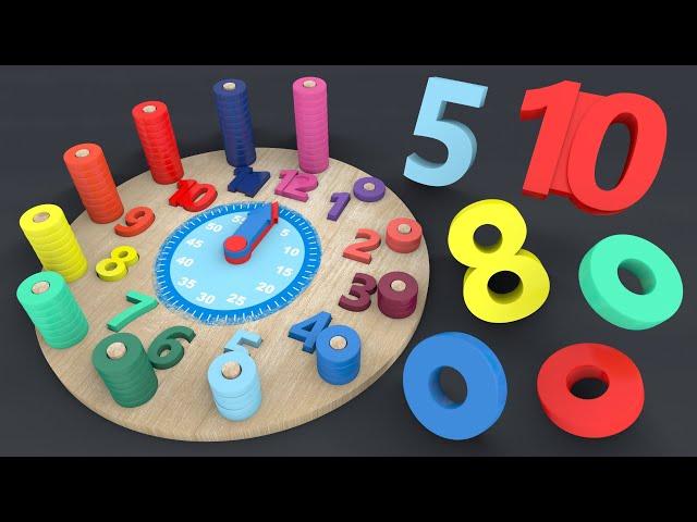 Learning the clock for children - matching numbers and numbers | CzyWieszJak