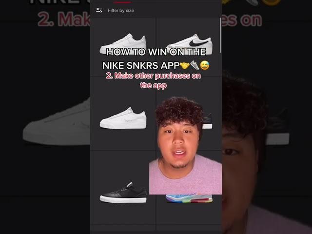 How to win on the Nike SNKRS App?  #shorts