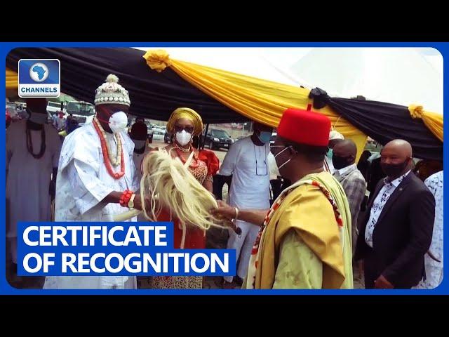 Gov Willie Obiano Issues Certificate Of Recognition To Traditional Rulers