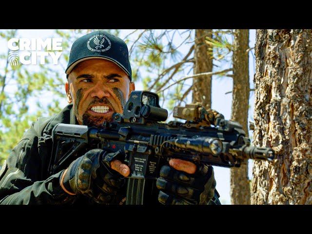 Hawkins Surrounds Hondo & Deacon in the Forest | S.W.A.T. (Shemar Moore, Jay Harrington)