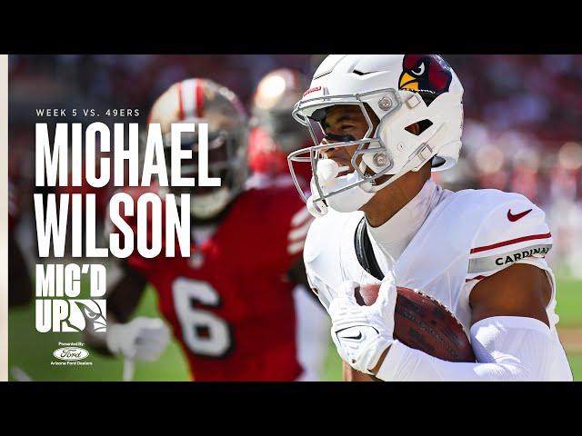 Michael Wilson Mic’d Up vs 49ers | Arizona Cardinals