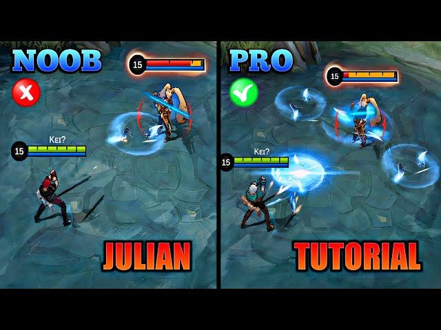 JULIAN TUTORIAL 2023 | MASTER JULIAN IN JUST 15 MINUTES | BUILD, COMBO AND MORE | MLBB