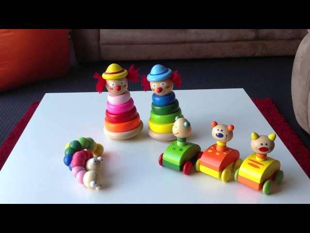 Toy Showcase 3: Teething Worms, Stacking Clowns, Squeaky Cars