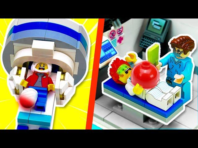 I Building HOSPITAL In Lego: Minifigures Go To Checkup | FUNZ Bricks