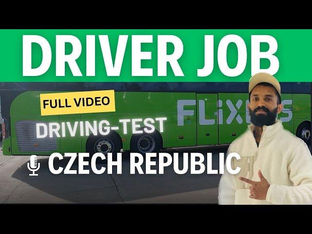 bus driver job test in Czech Republic full details