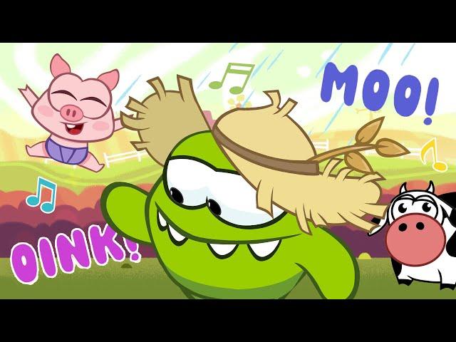 Old MacDonald: Sing Along with Om Nom! | Om Nom | Educational Songs | Moonbug Kids - Fun Zone