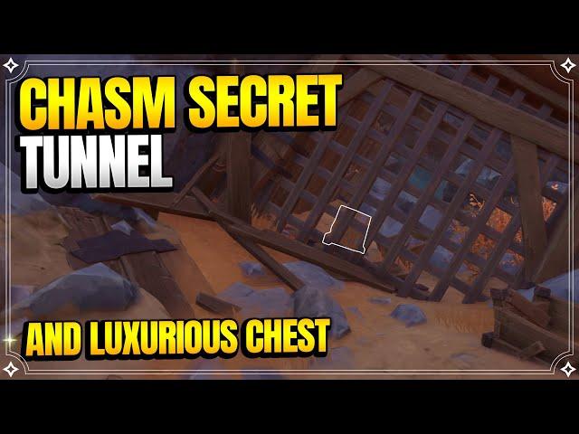 Chasm Secret Tunnel + Luxurious Chest! | World Quests and Puzzles |【Genshin Impact】