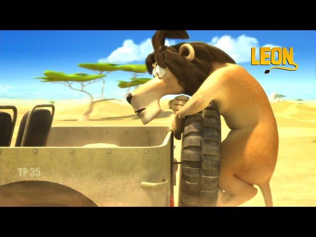 Safari Rally | Leon the Lion | 30' Compilation | Crazy animals