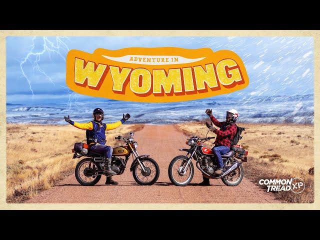 500 Miles Across Wyoming! 1975 Honda XL350 vs 1969 Yamaha DT-1 | Common Tread XP