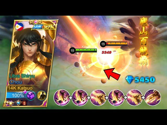 WHEN LANCELOT USER TRY LIBRA SHIRYU CHOU SKIN!!  MLBB X SAINT SEIYA COLLABORATION (5K DIAMOND ONLY)