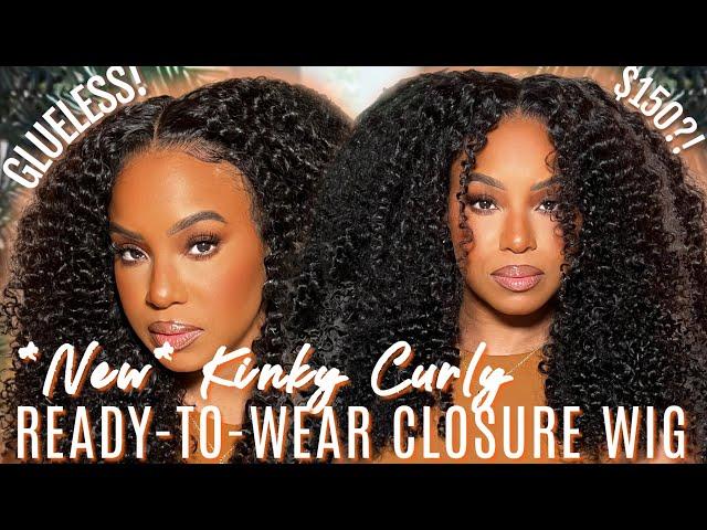 *NEW* KINKY CURLY "WEAR AND GO" WIG FOR BEGINNERS?! | PRECUT & PREPLUCKED|CURLYME HAIR| ALWAYSAMEERA