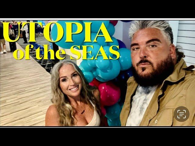 UTOPIA OF THE SEAS  BOARDING DAY INAUGURAL SAILING!!! ROOM TOUR 14218