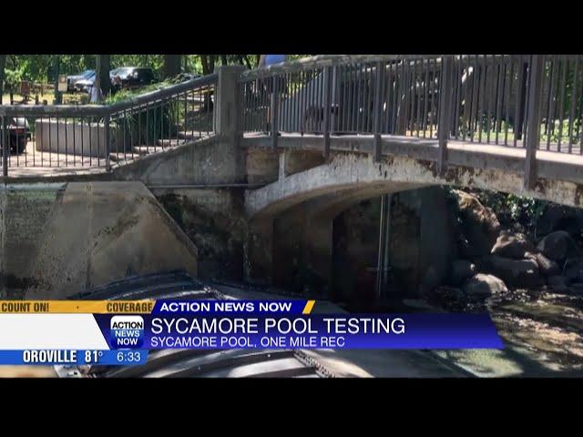 Sycamore Pool water testing