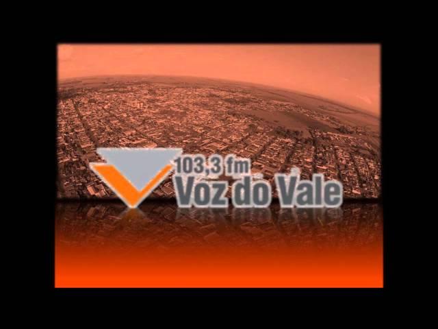 Prefixo - Voz do Vale FM - 103,3 MHz - Cândido Mota/SP