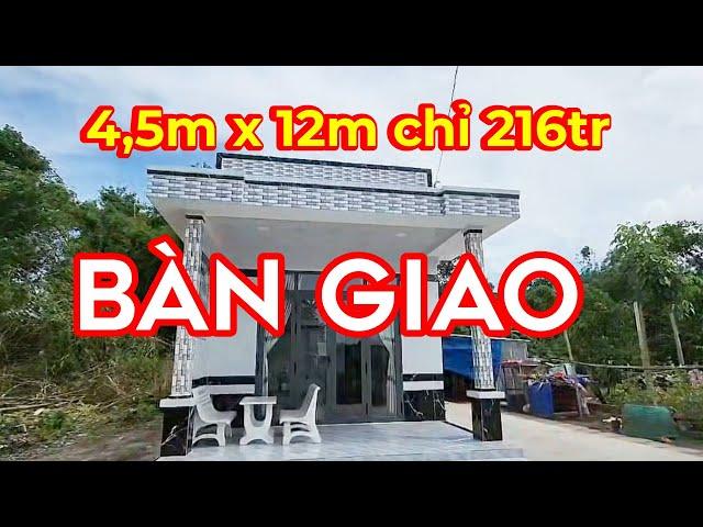 Chính thức bàn giao nhà 216tr . Tặng chủ nhà 1 bộ bàn ghế đá .