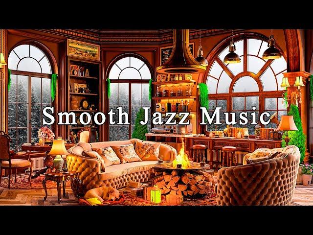 Relaxing Jazz Instrumental Music for Studying, Work  Smooth Jazz Music at Cozy Coffee Shop Ambience