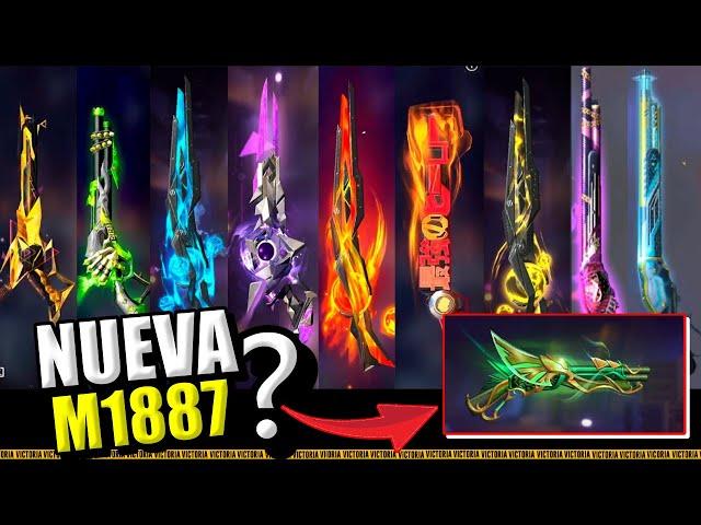 Todas las M1887 de FREE FIRE / Todas las ESCOPETAS de FreeFire en 2024