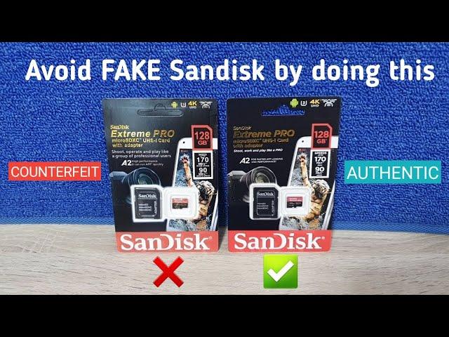 FAKE vs Original Sandisk Extreme Pro Micro SD | How to avoid FAKE Cards| Gadgets of Infinity