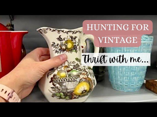 3 Charity shops in one day - THRIFT WITH ME - Vintage Home Decor Haul | Angela’s Vintage Shop