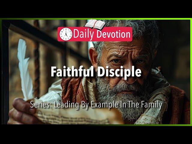 November 26: Luke 14:27 - Faithful Disciple - 365 Daily Devotions