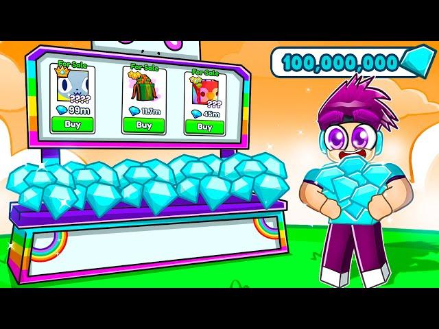 What 100 MILLION Gems Gets You in Pet Simulator 99! 