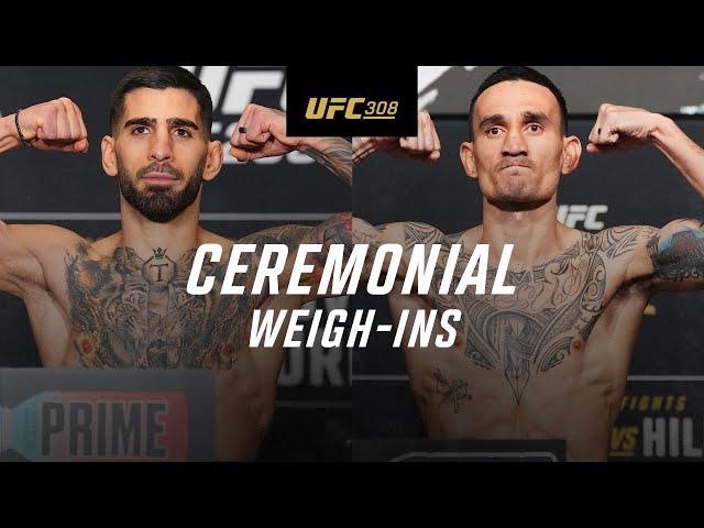 UFC 308: Ceremonial Weigh-In