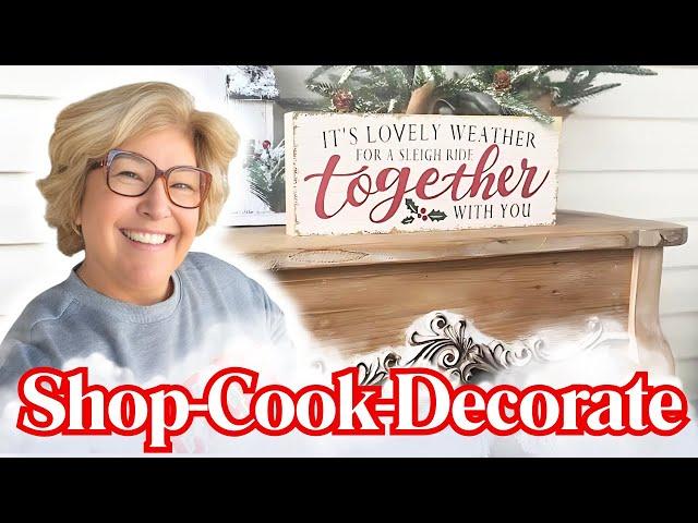 CHRISTMAS AT THE COTTAGE VLOG  SHOP/COOK/DECORATE WITH ME!