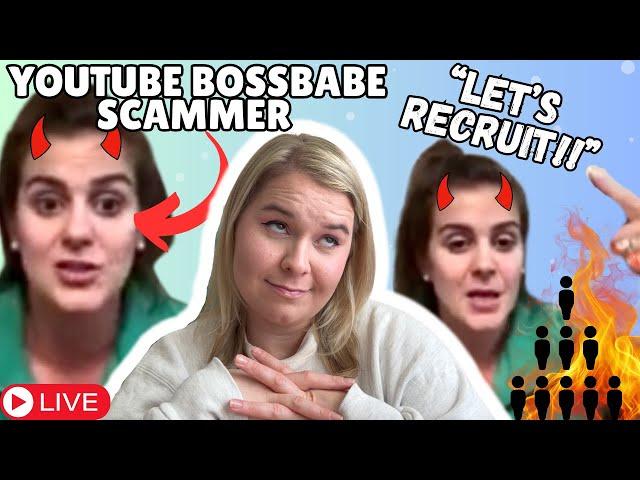 Youtube Scammer tries to get us to join her Scam.