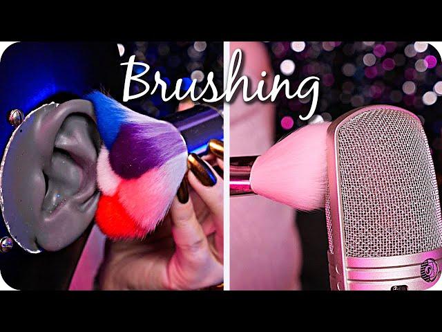 ASMR 𝙐𝙇𝙏𝙄𝙈𝘼𝙏𝙀 Mic & Ear Brushing for DEEP Sleep (NO TALKING) 5 𝟑𝐃 Mics 3Dio, Rode, Tascam, Bob +