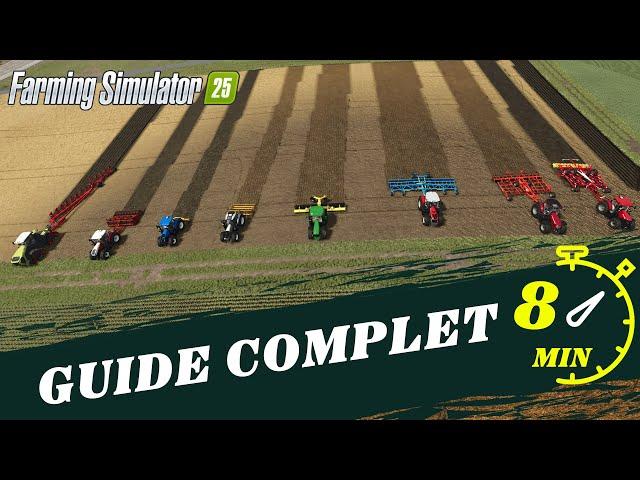 Guide Débutant : Tout Comprendre sur les Outils de Travail du Sol dans Farming Simulator 25
