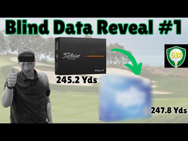 Blind Golf Ball Comparison #1 | Surprising Golf Ball Test Data From This Year