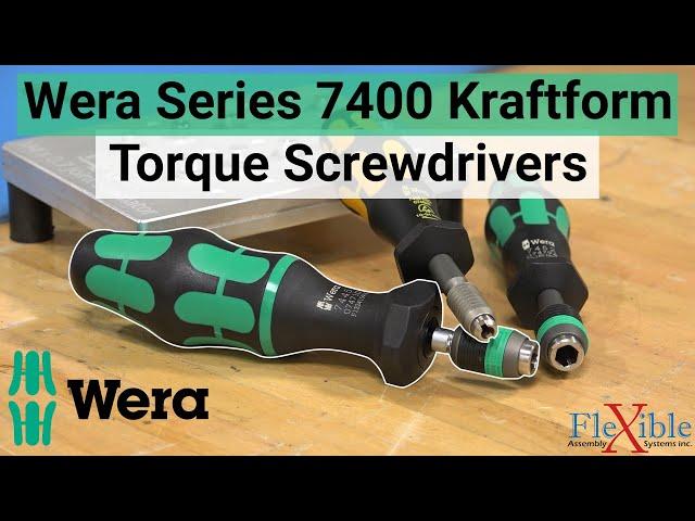 Wera Series 7400 Kraftform Adjustable Torque Screwdrivers - Flexible Assembly Systems