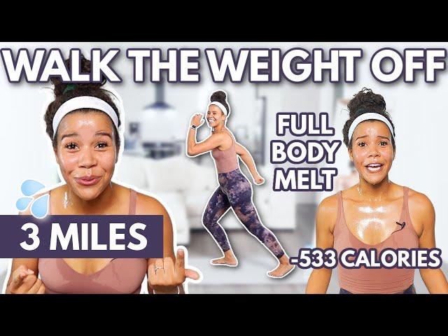 3 MILE Full Body Calorie Killer (Burns over 500 Calories) Low Impact, No Equipment| growwithjo