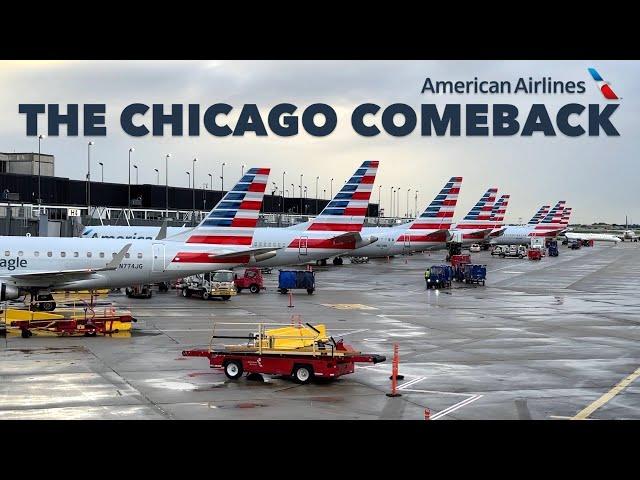 AMERICAN AIRLINES GROWS IN CHICAGO: A New Comeback