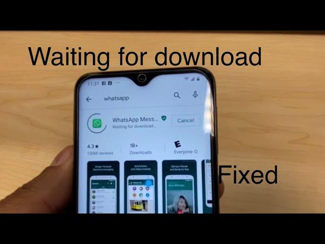 How to fix Download Pending error in Google Play Store