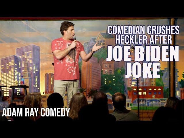 Comedian CRUSHES Heckler After Joe Biden Joke