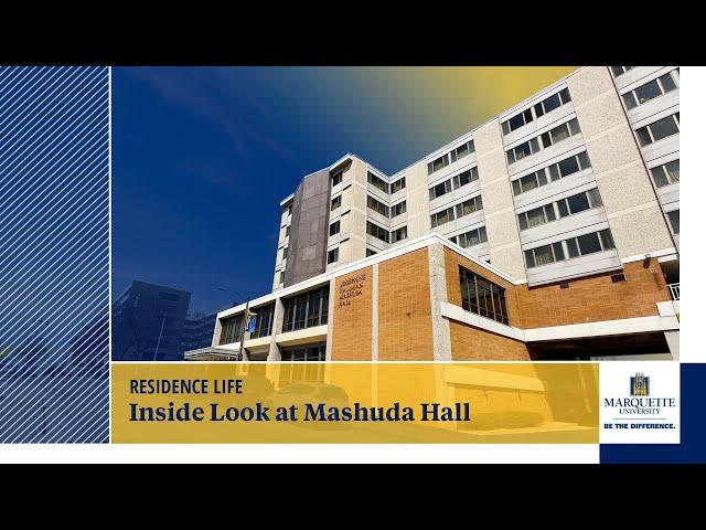 Inside Mashuda Hall | Res Life at Marquette