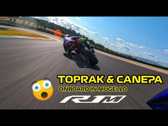 Toprak Razgatlıoğlu & Canepa onboard in Mugello with the R1M!