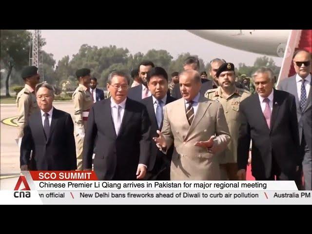 Chinese Premier Li Qiang arrives in Pakistan ahead of SCO summit