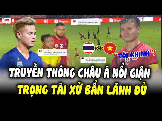 Truyền Thông Châu Á Nổi Giận, SỐc Với Lý Do Trọng Tài “DÁM” Xử Ép Trắng Trợn CAHN, Quang Hải BẬTKHÓC