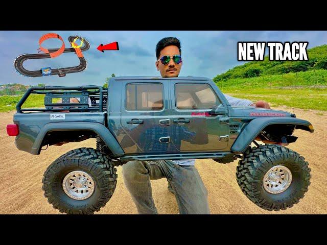 RC Jeep Gladiator Car Vs Slime Fevicol Trap Track - Chatpat toy TV