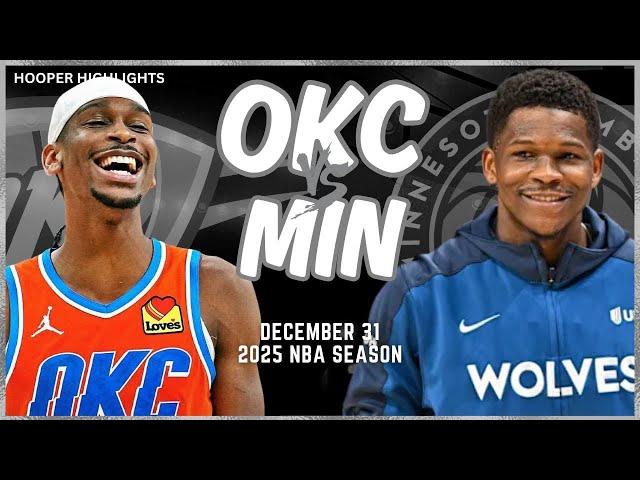 Minnesota Timberwolves vs Oklahoma City Thunder Full Game Highlights | Dec 31 | 2025 NBA Season