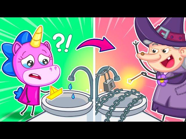 О нет! Злая ведьма забрала воду ‍️ | Крошка Мими 