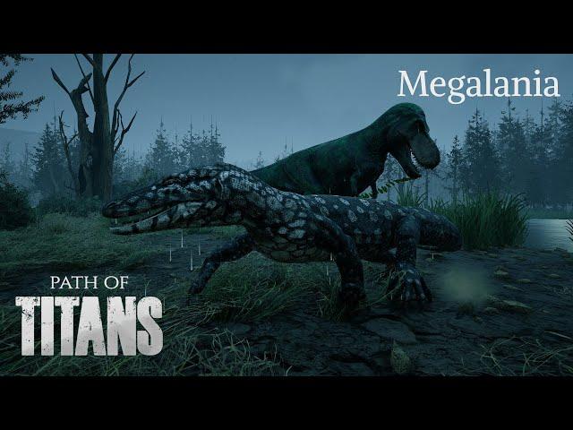 Path of Titans Megalania Gameplay (Official Servers)