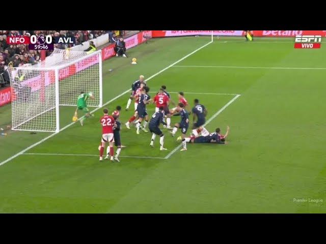 Emiliano Martinez Amazing Save vs Nottingham, Nottingham Forest vs Aston Villa (0-1) Highlights