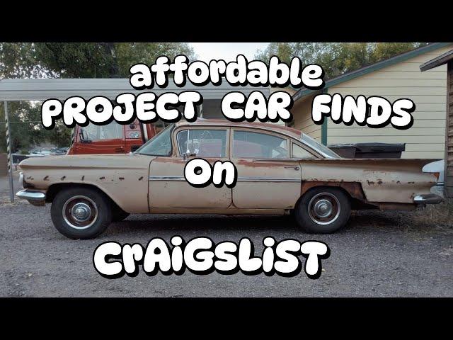 Affordable Project Car Finds on Craigslist - Clasic cars for sale